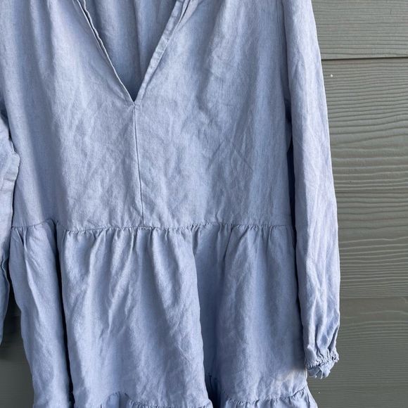 Anthropologie Light Blue Midi Dress - Picture 4 of 7